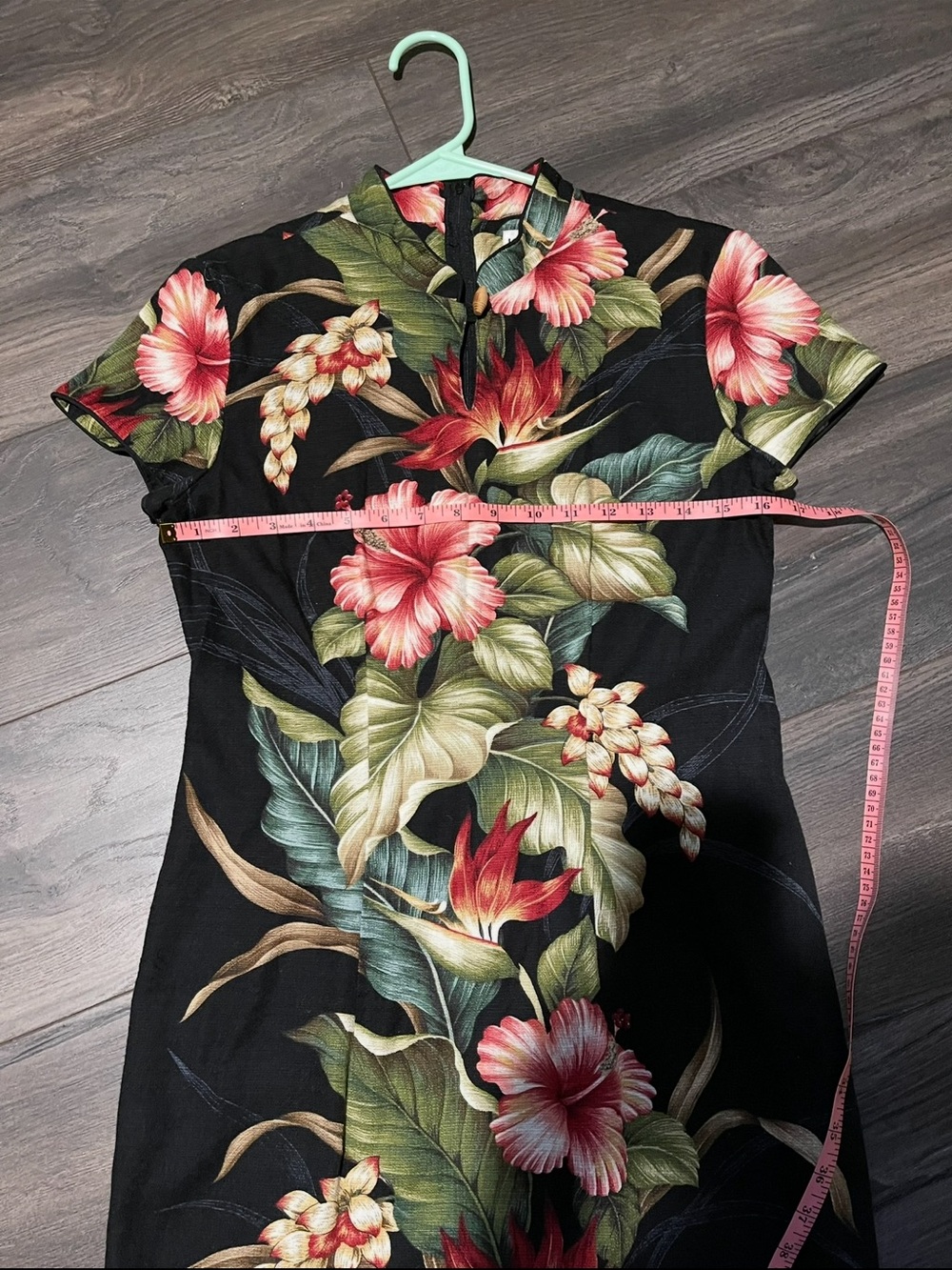 Iolani Brand Hawaiian Tropical Aloha floral Maxi Dress, Size small. - Picture 7 of 10